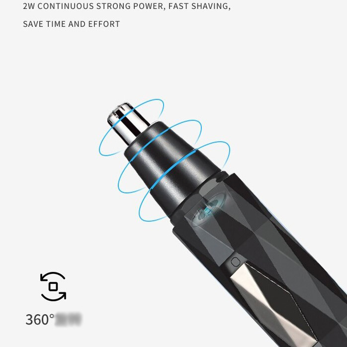 Kemei® Επαναφορτιζόμενη Αποτριχωτική Μηχανή - Epilator για το Πρόσωπο με 2 Κεφαλές & Βουρτσάκι
